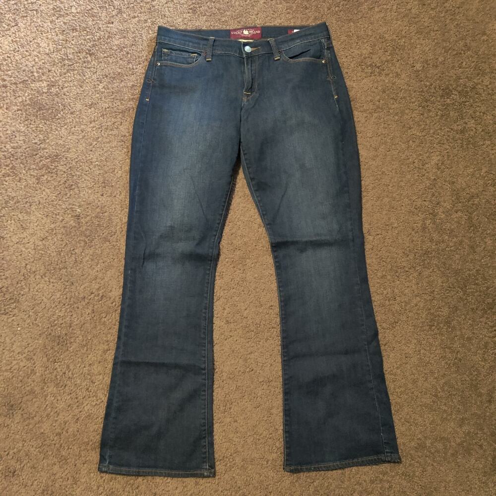 Lucky Brand Sofia Boot Cut Jeans Women's Size‎ 8 / 29 Regular Fit Blue Denim